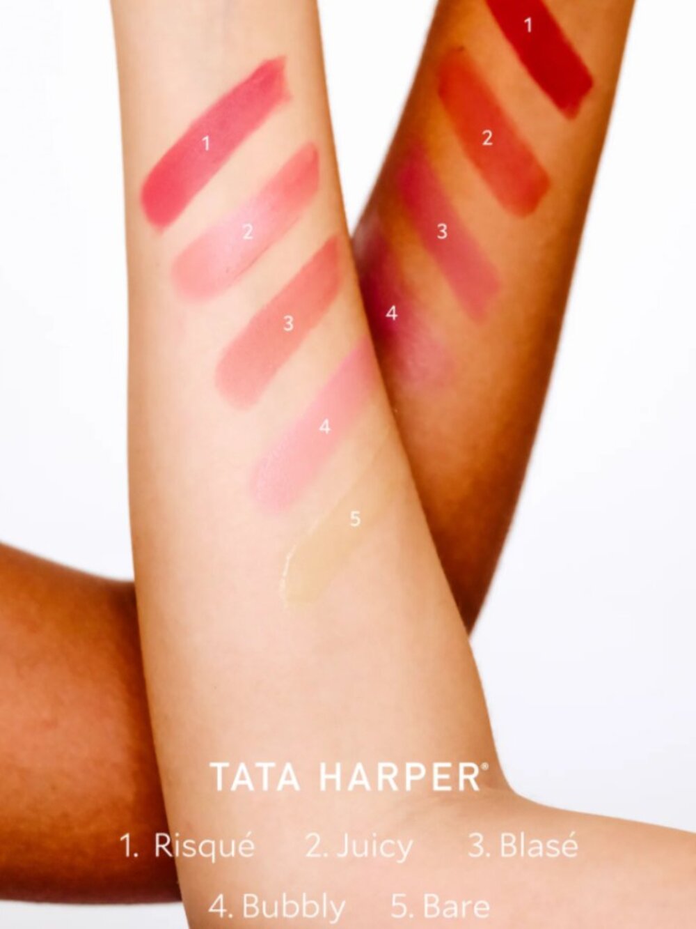 NWT Tata Harper  Risquè Lip Crème 3-in-1 Hydrating Lip Treatment - Picture 3 of 7